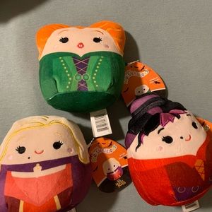 Squishmallow 5" Disney Hocus Pocus Sanderson Sister's Trio Halloween 2022